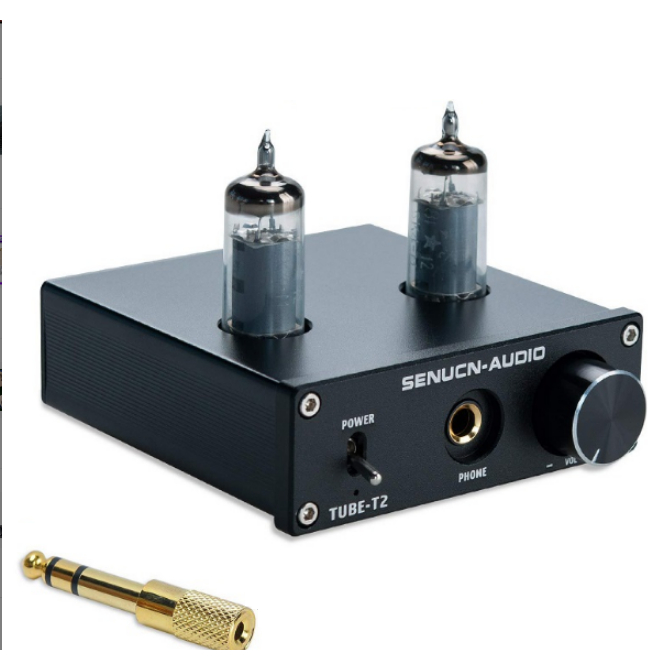 Senucn-audio SUCA Audio Tube-T2 เครื่องขยายเสียงหูฟัง,รุ่นอัพเกรดเครื่องขยายเสียงหลอดสูญญากาศบัฟเฟอร