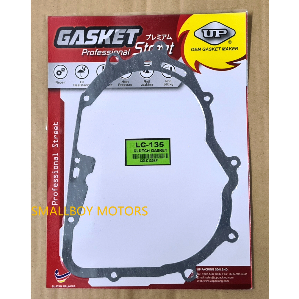 YAMAHA LC135 V1 V2 V3 V4 V5 V6 ใหม่ AUTO NO CLUTCH CLUTCH GASKET INJI RIGHT KANAN ชุด LC 135