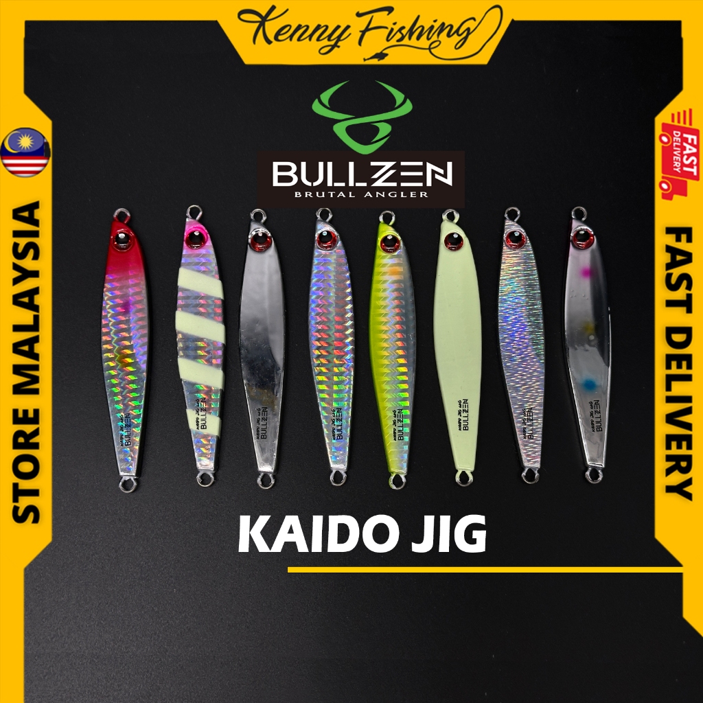 Bullzen Kaido Jig | 30g 40g 60g 80g 100g 120g | Jig Metal Jig / Fishing Jig Lure | Bullzen Jigs