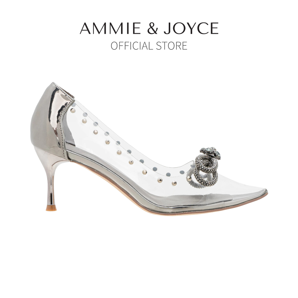Ammie &amp; JOYCE Dennis รองเท้าส้นสูง สําหรับผู้หญิง (Pewter)