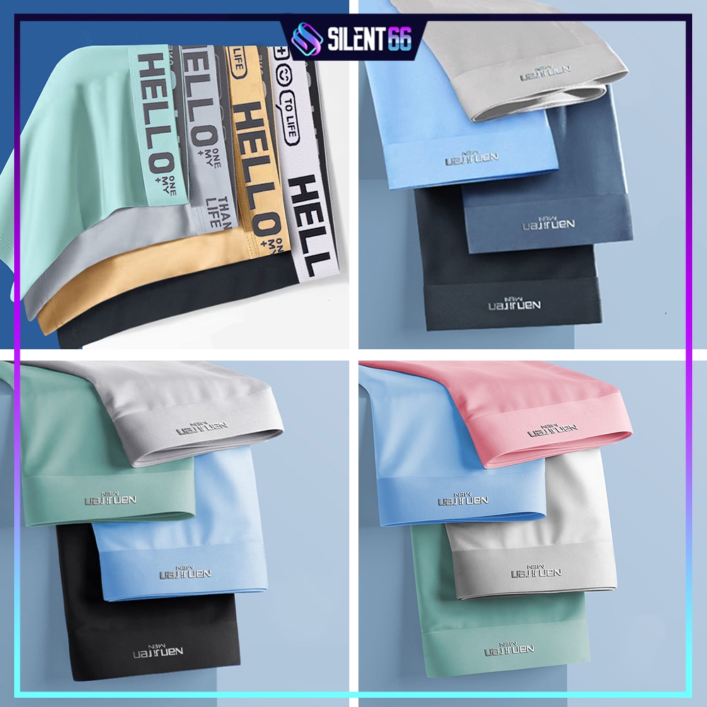 Lelaki Graphene Antibiotic Men Boxer Spender Seluar Dalam Lelaki - ADONIS