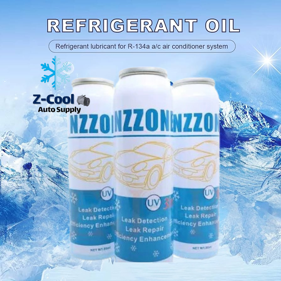 *NZZONE* น้ํามันคอมเพรสเซอร์ 100ML R134a 100ml พร้อมแก๊ส UV