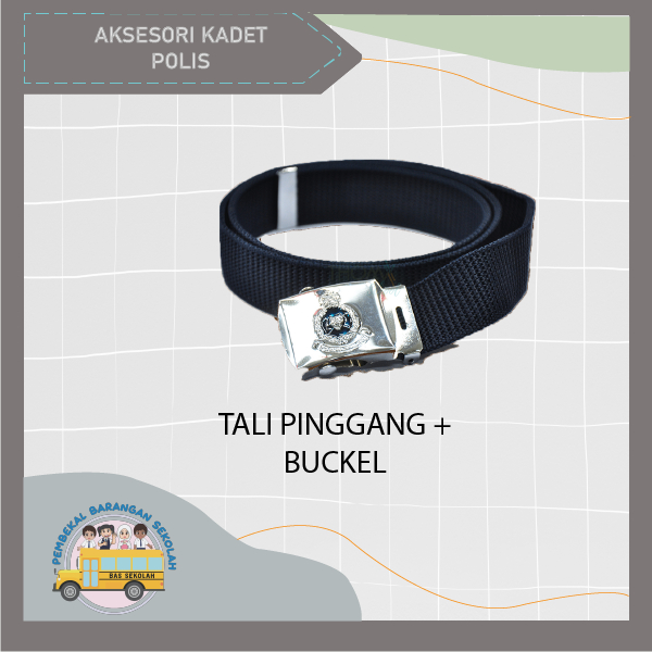 Ket POLIS ACCESSORIES/ WAIST STRAP + BUCKLE สําหรับ SCHOOL STUDENTS USE