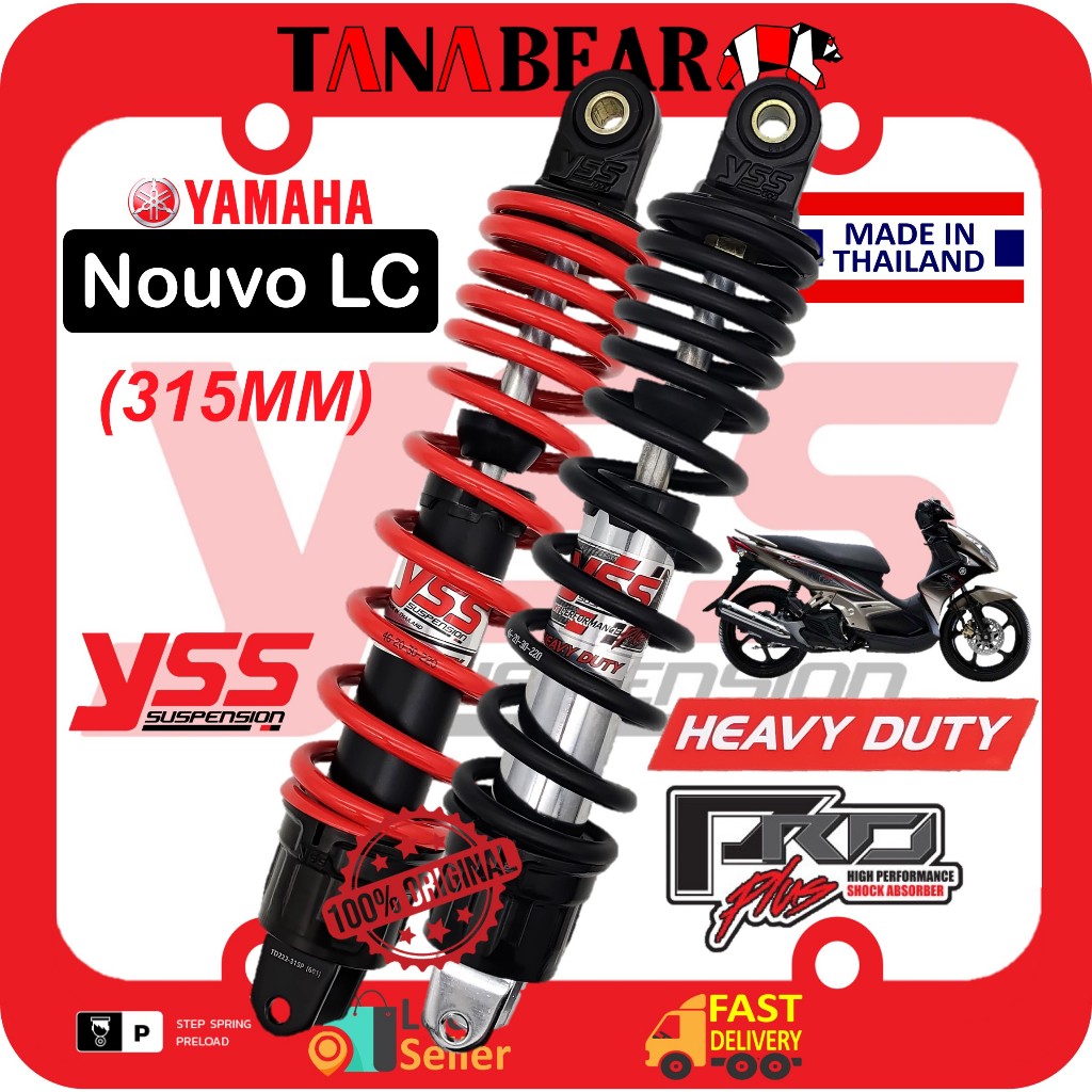 YSS NOUVO LC 135 (315MM) PRO PLUS HEAVY DUTY โช้คอัพคู่ NEWLC. เทราแบร์