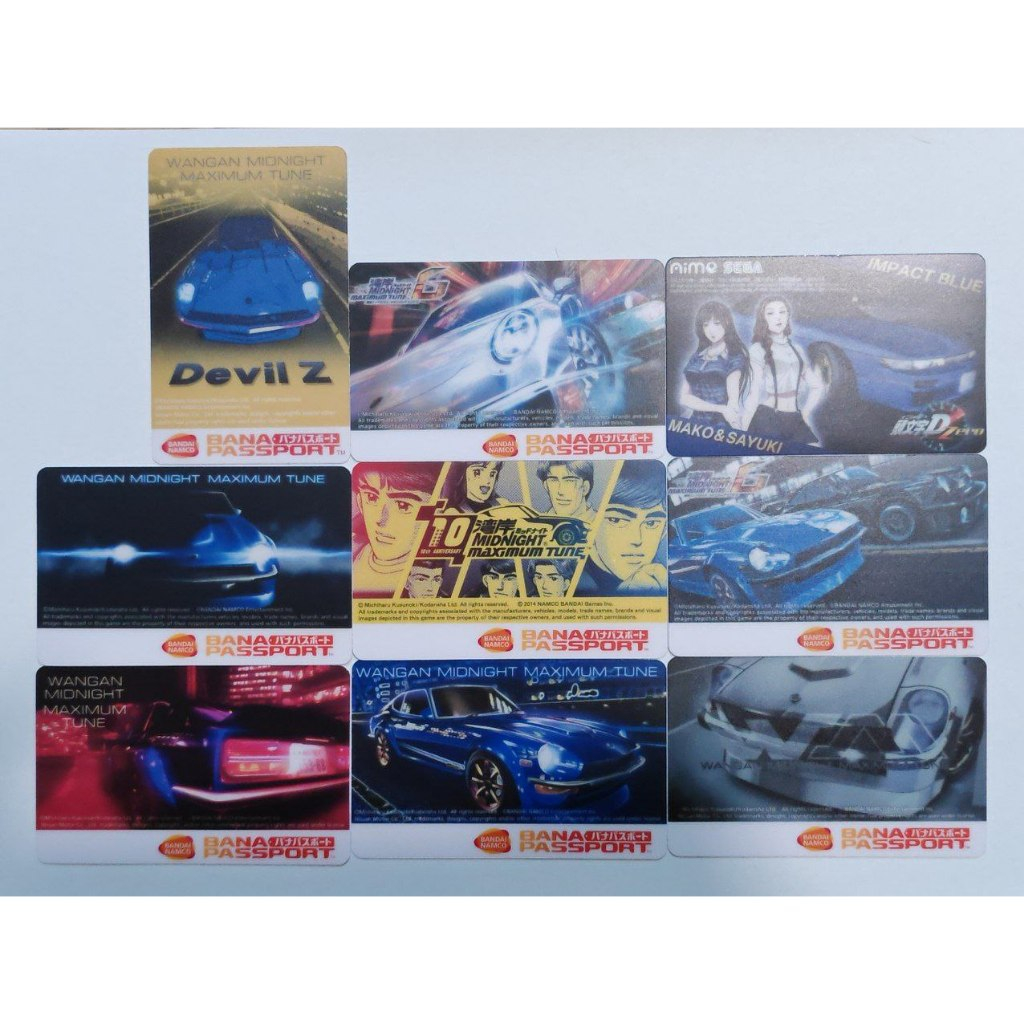สติ๊กเกอร์การ์ด Bananapassport Wangan Midnight