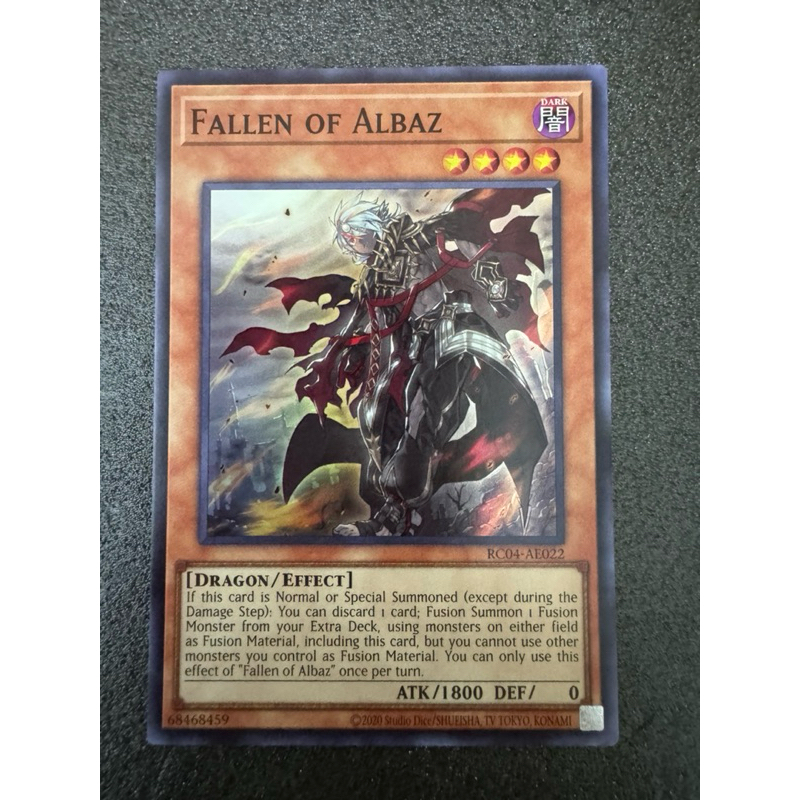 Fallen Of Albaz YuGiOh RC04-AE022 RC04-JP022