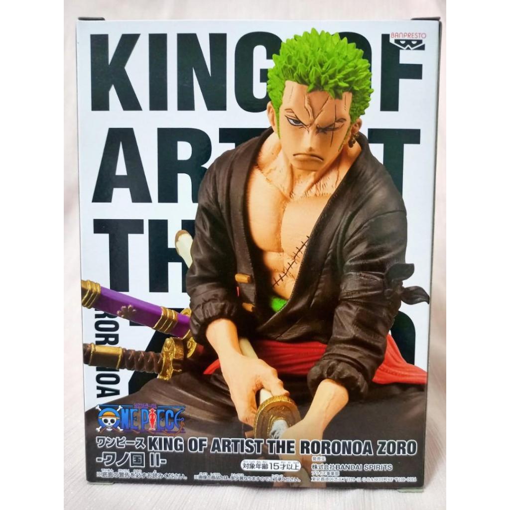 Banpresto One Piece King Of Artist-The Roronoa Zoro Wano Country 2 อะนิเมะตัวเลขการกระทําของเล่น