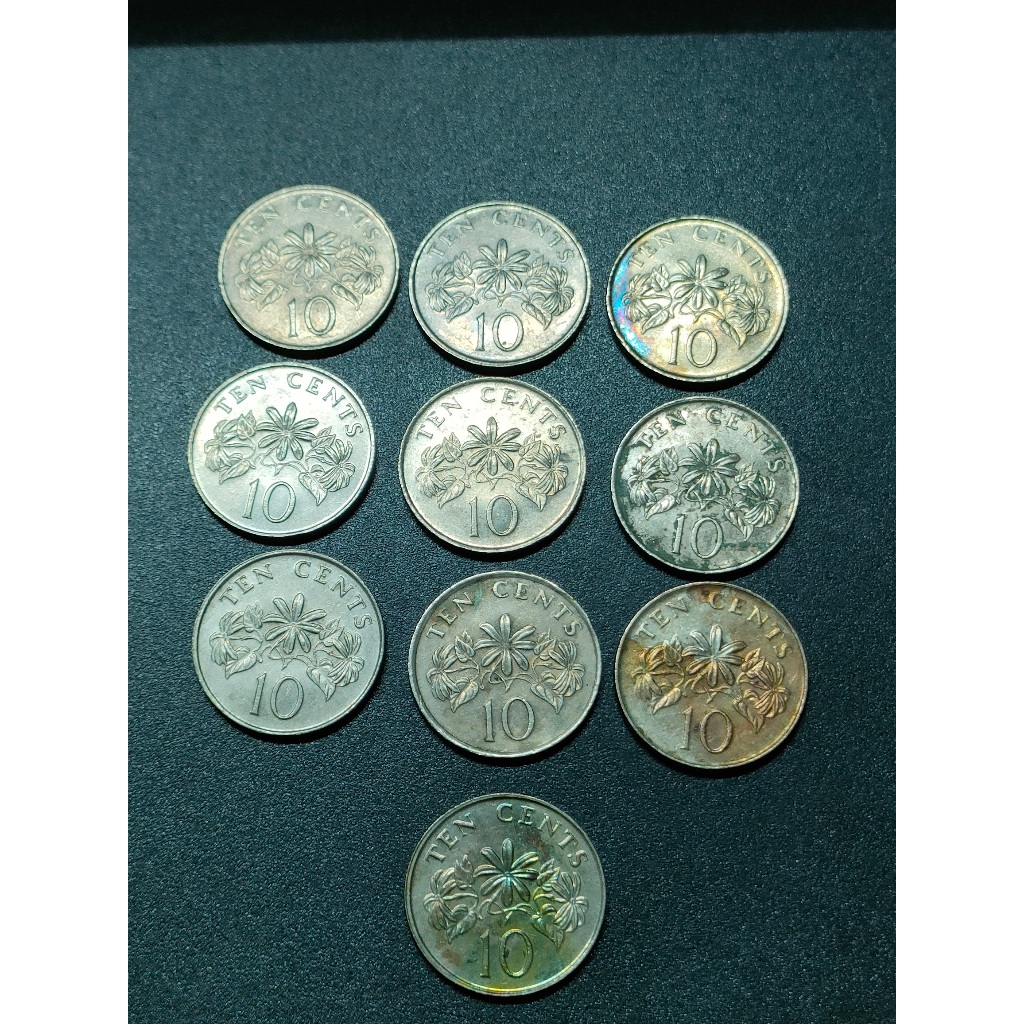 2nd Series 10 Cent 1990s ( 10 เหรียญ )