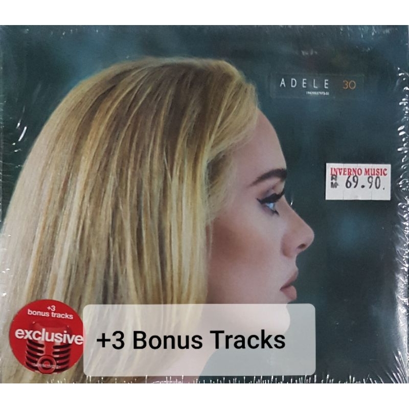 Adele - ซีดี Adele 30 (+3 Bonus Tracks)