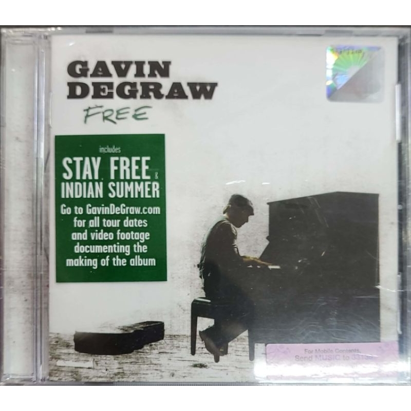 Gavin Degraw - ฟรี (CD)