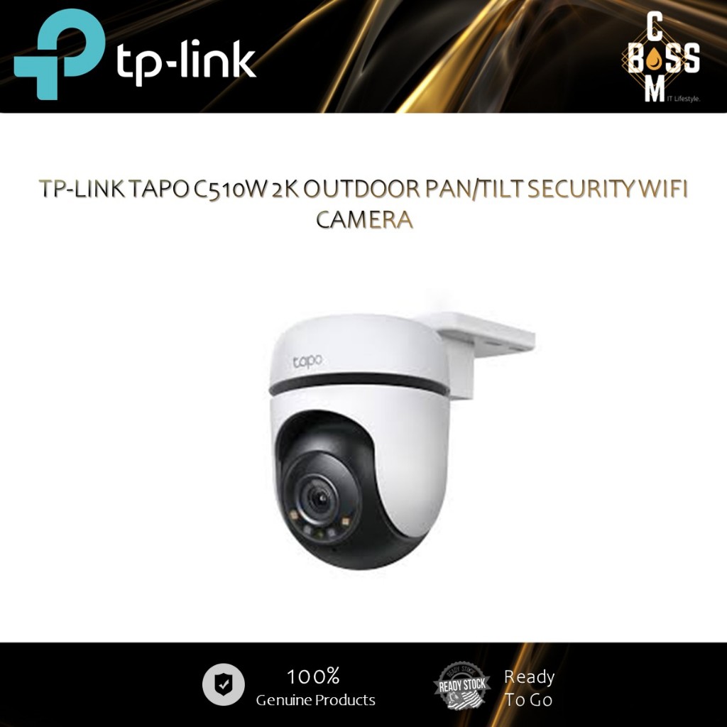 TP-LINK TAPO C510W 2K OUTDOOR PAN/TILT SECURITY กล้อง WIFI