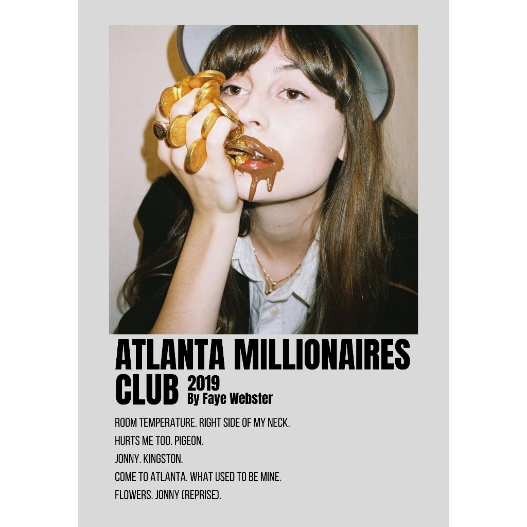 โปสเตอร์ปกอัลบั้ม Atlanta Millionaires Club โดย Faye Webster