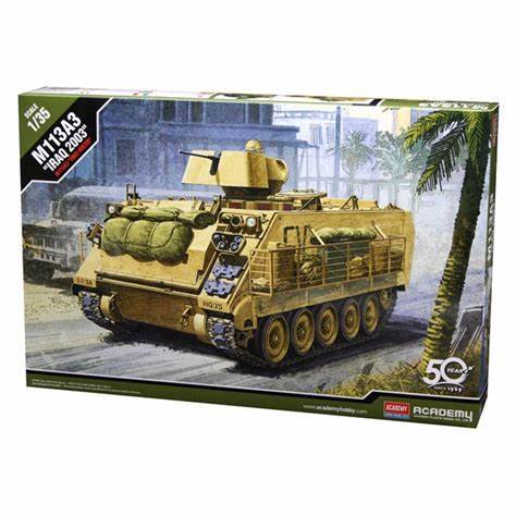 Academy 13211 1/35 M113A3 "IRAQ 2003" ผู้ให้บริการบุคลากรที่แขน