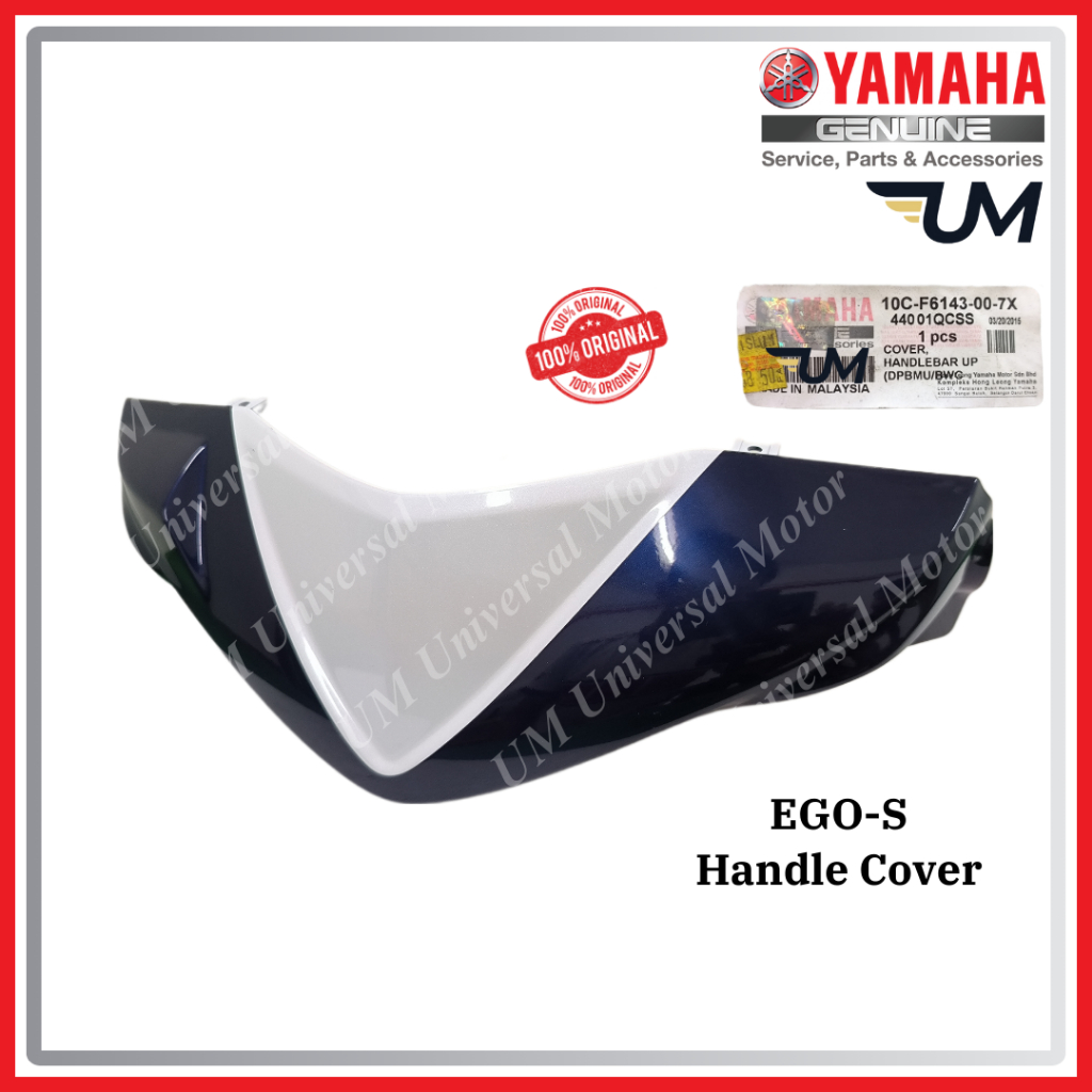 YAMAHA EGO-S HANDLE COVER HEAD BLUE [ 10C-F6143-00-7X ] EGOS KEPALA KAVER UPPER LID PENUTUP EGO S(S)
