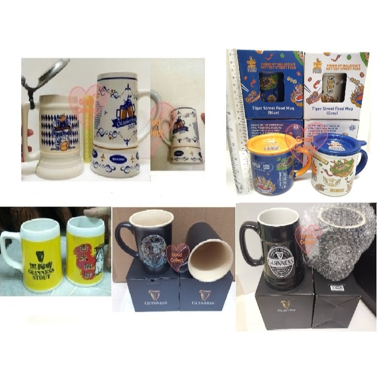 แก้วเซรามิค Oktoberfest 2013 หรือ Tiger Street Food Mug หรือ Guinness ต่างประเทศ Extra หรือ Bull Dog