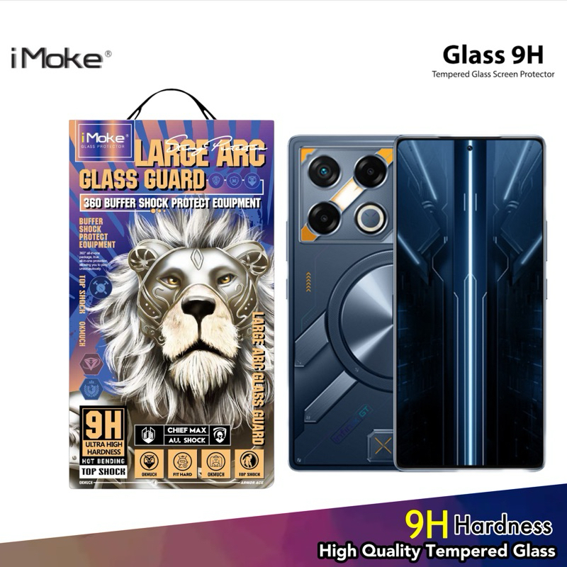 IMoke 9Hกระจกนิรภัยเต็มรูปแบบสําหรับInfinix GT 50 Pro/GT 30 Pro/GT 20 Pro/GT 10 Pro/Note 60 Pro/Note