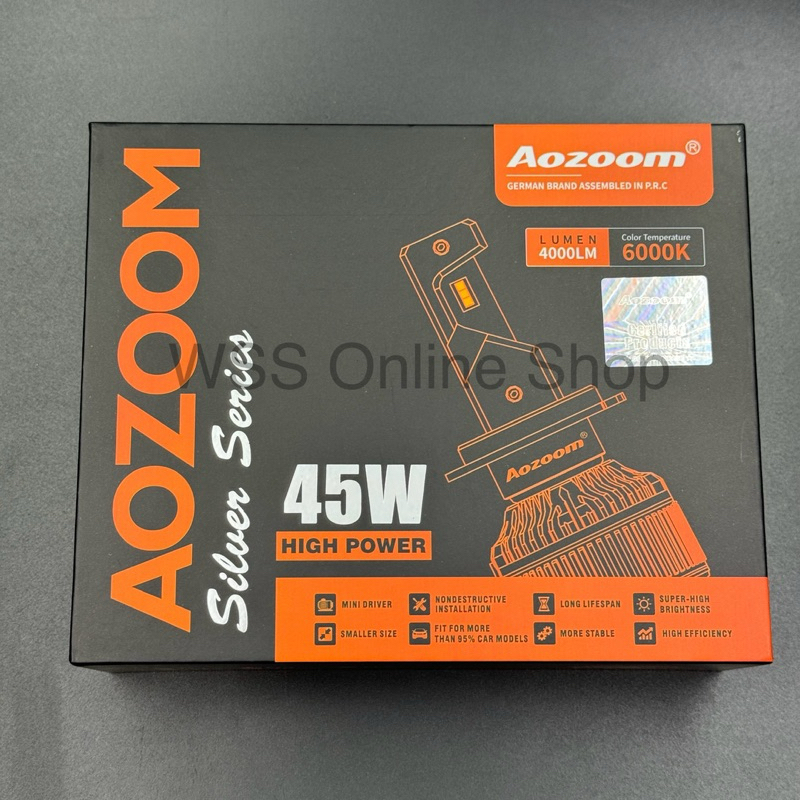 AOZOOM Sliver Series LED Lightbulb (45W / 6000K / 4000LM)