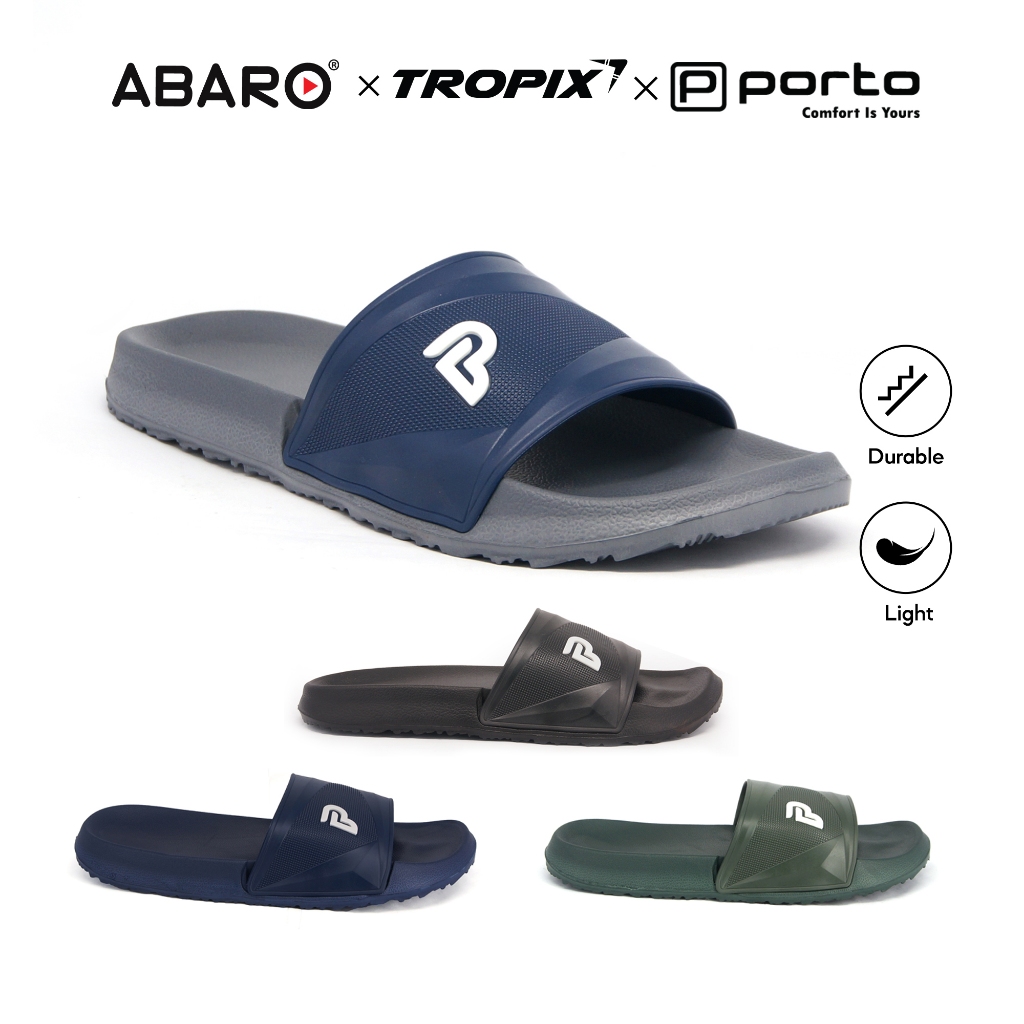 Abaro Super Light Comfy ESN71K4 ESN71K5 TROPIX PORTO Soft EVA Men Slipper/Sandal Lelaki/ Men Sandal/Selipa Lelaki