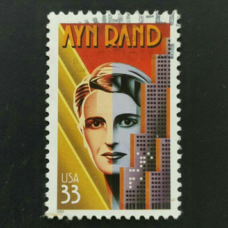 1999 แสตมป์ USA-ครบใช้ แสตมป์-33c Liberty Arts Ayn Rand