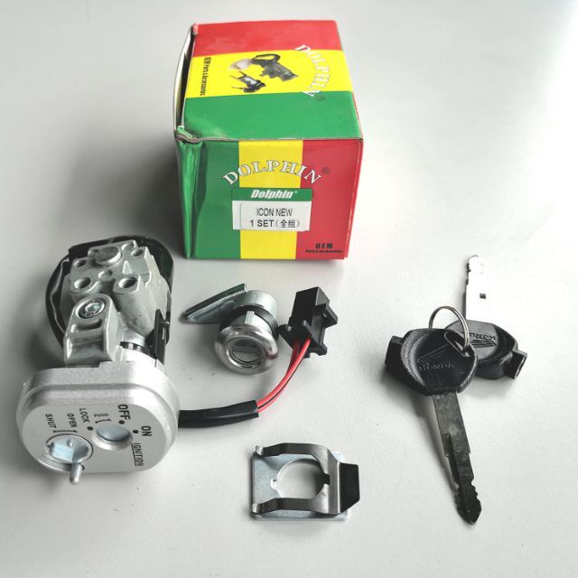 HONDA ICON (ใหม่) MAIN SWITCH SET 0 KUNCI SUISS SUIZ SWITCH COMPLETE SETS MAINSWITCH ICON110 ICON-11