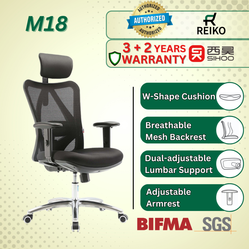 Sihoo M18 Ergonomic Chair Official / Office Chair / Director Chair / Space / Alterseat / ANEW