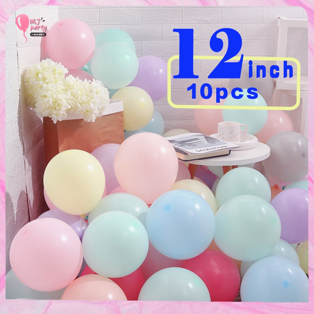 30/50 ชิ้น 12 Macaron bolon bolon bolon ballon 10 นิ้ว Latex Creative Wedding