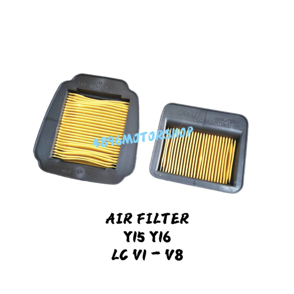 กรองอากาศ YAMAHA Y15ZR Y16ZR Y15 Y16 LC135 V1 V2 V3 V4 V5 V6 V7 V8 FI LC 135 AIR CLEANER STANDARD