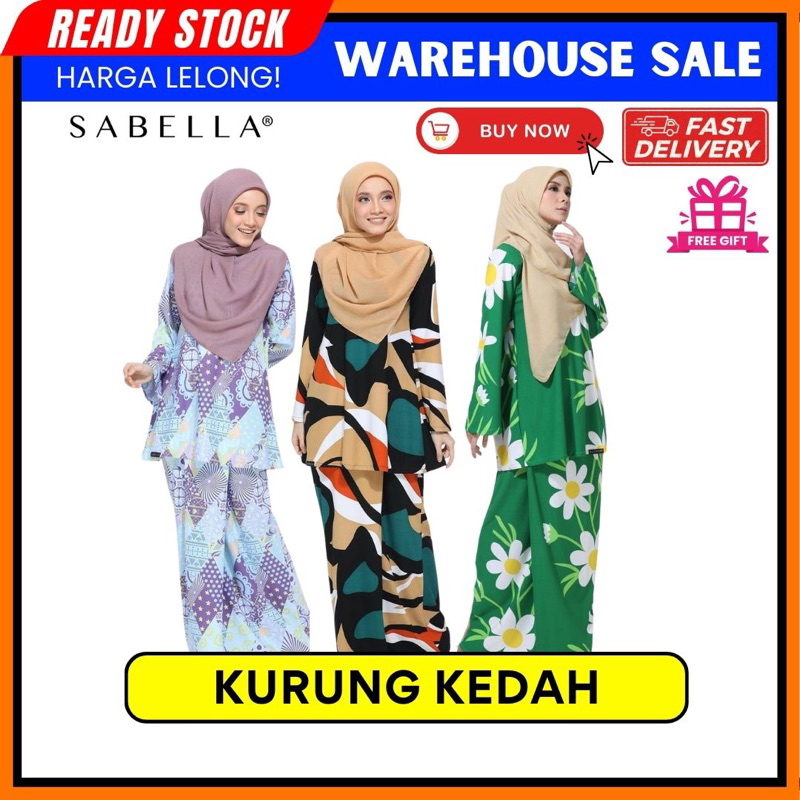 Baju KURUNG KEDAH IRONLESS SABELLA