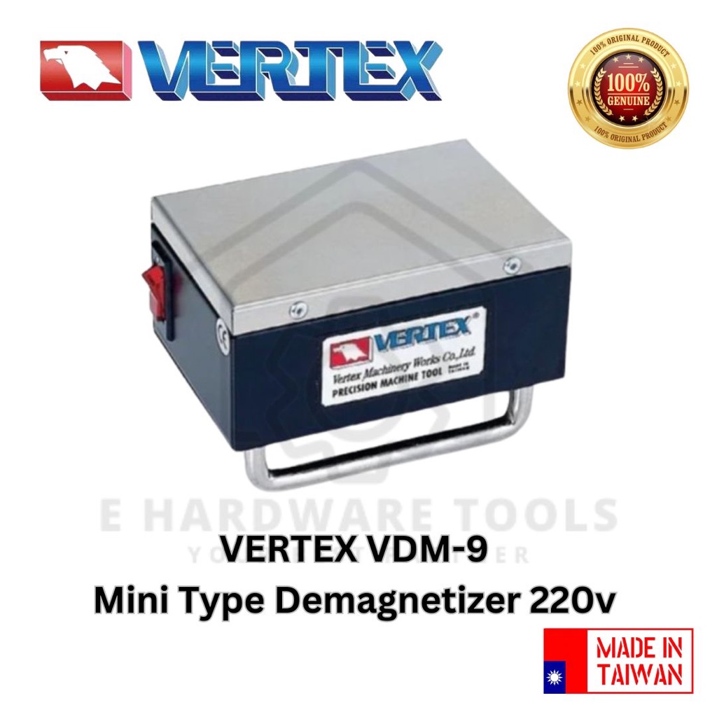 Vertex TAIWAN VDM-9 Mini type Demagnetizer 220v vdm9