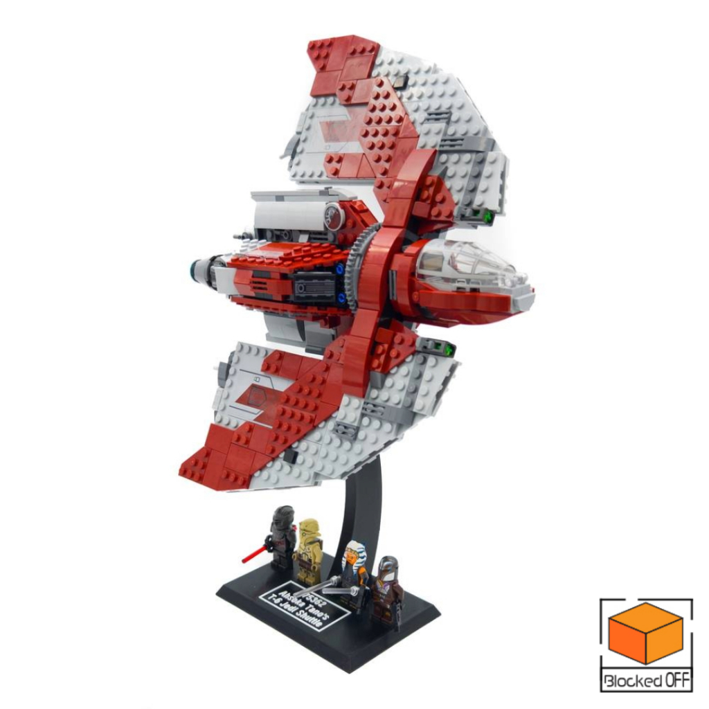 ขาตั้งจอแสดงผลสําหรับ Lego Star Wars Ahsoka Tanos T6 Jedi Shuttle (75362)
