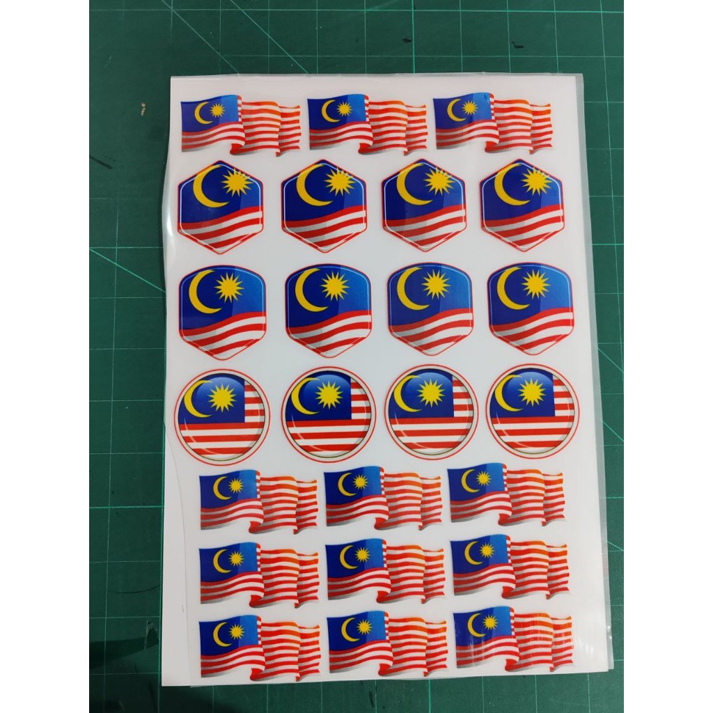 Iron ON STICKER - DTF - BENDERA / BENDERA NEGERI