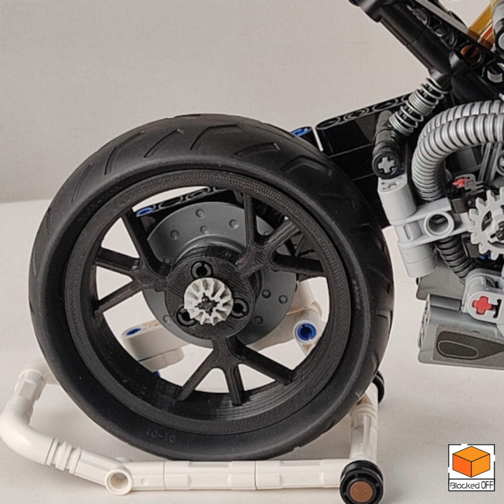 ขอบแบบกําหนดเองสําหรับ Lego / Lepin / Mound King / MOC Technic Motorcycle - Trident