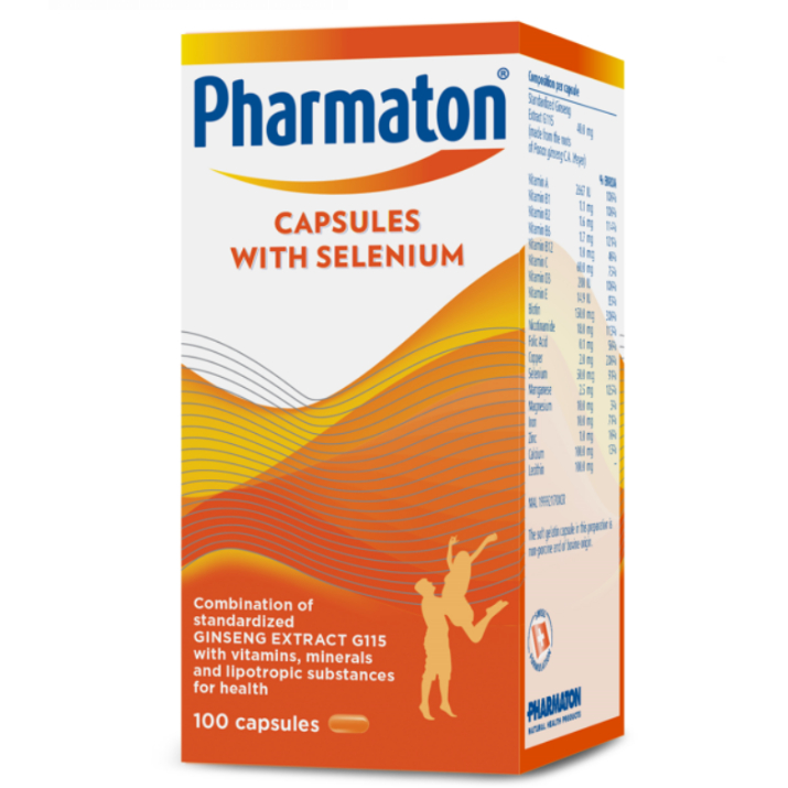 Pharmaton Capsules With Selenium 100s (Exp : ก.พ. 2026)