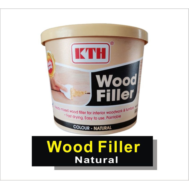 KTH Wood Filler (ธรรมชาติ) ผสมสําหรับงานไม้และเฟอร์นิเจอร์