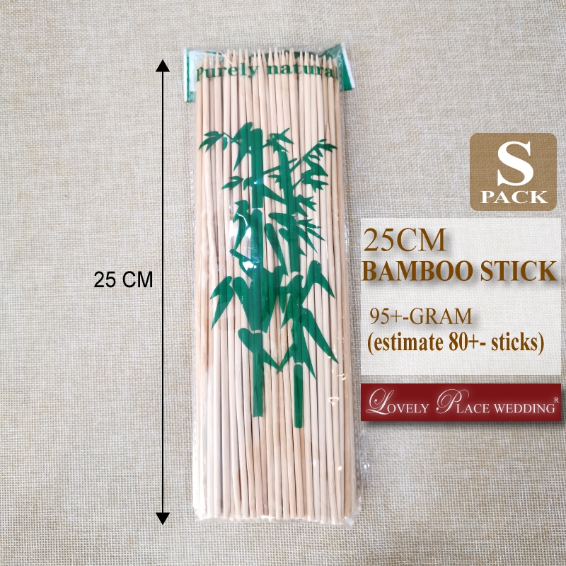 BAMBOO STICK / STICK LIDI BUNGA TELUR 25CM estimate