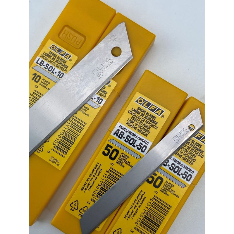 ใบมีดคัตเตอร์ OLFA ของญี่ปุ่น (LB-SOL-10 )