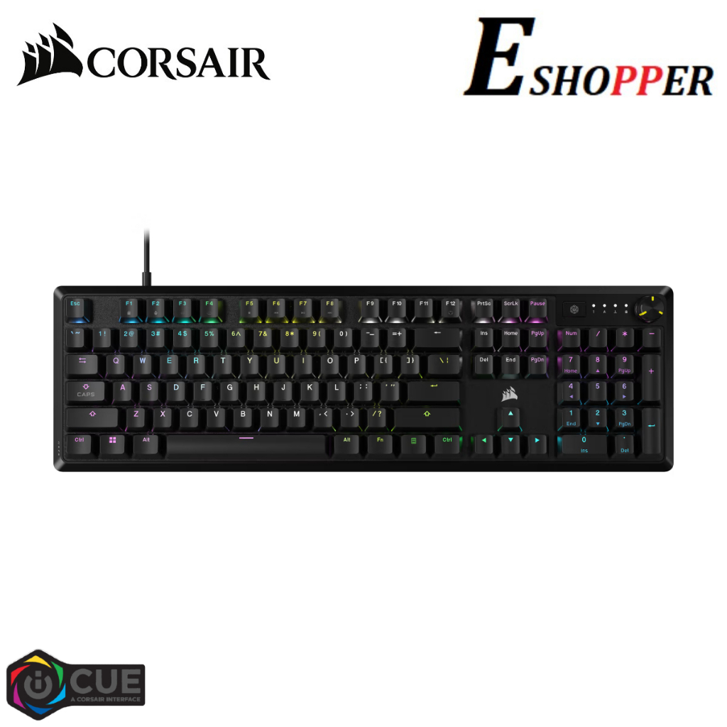 Corsair K70 CORE RGB MECHANICAL GAMING KEYBOARD สีดํา