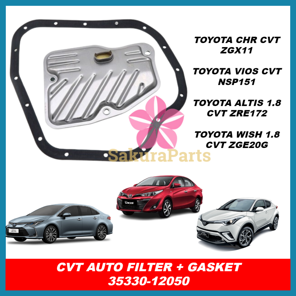 Toyota 35330-12050 CVT AUTO FILTER สําหรับ Toyota Vios NSP151 / CHR 1.8 / ALTIS 1.8 / WISH