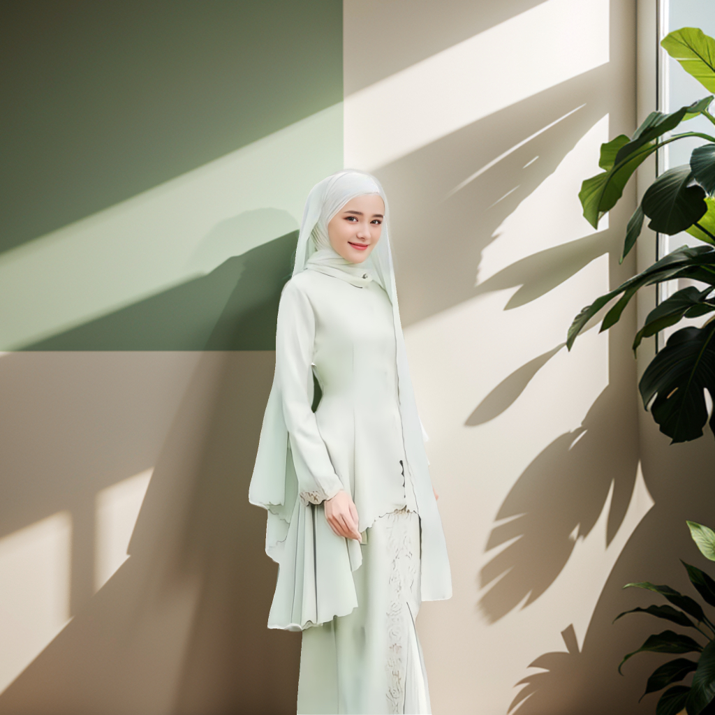Modern Baju Kurung 2025 STOKK - เย็บปักถักร้อยทองพิเศษสําหรับงานแต่งงาน, หมั้น & Raya! เสื้อผ้าkurungviral