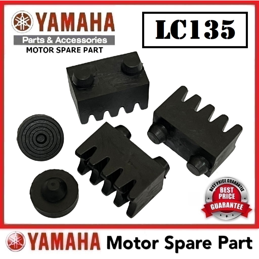 YAMAHA LC135 ที่นั่ง DAMPER (5 ชิ้น) ชุด 0 KUSYEN KUSEN CUSION KUSION RUBBER GETAH LC-135 LC 135 V1 