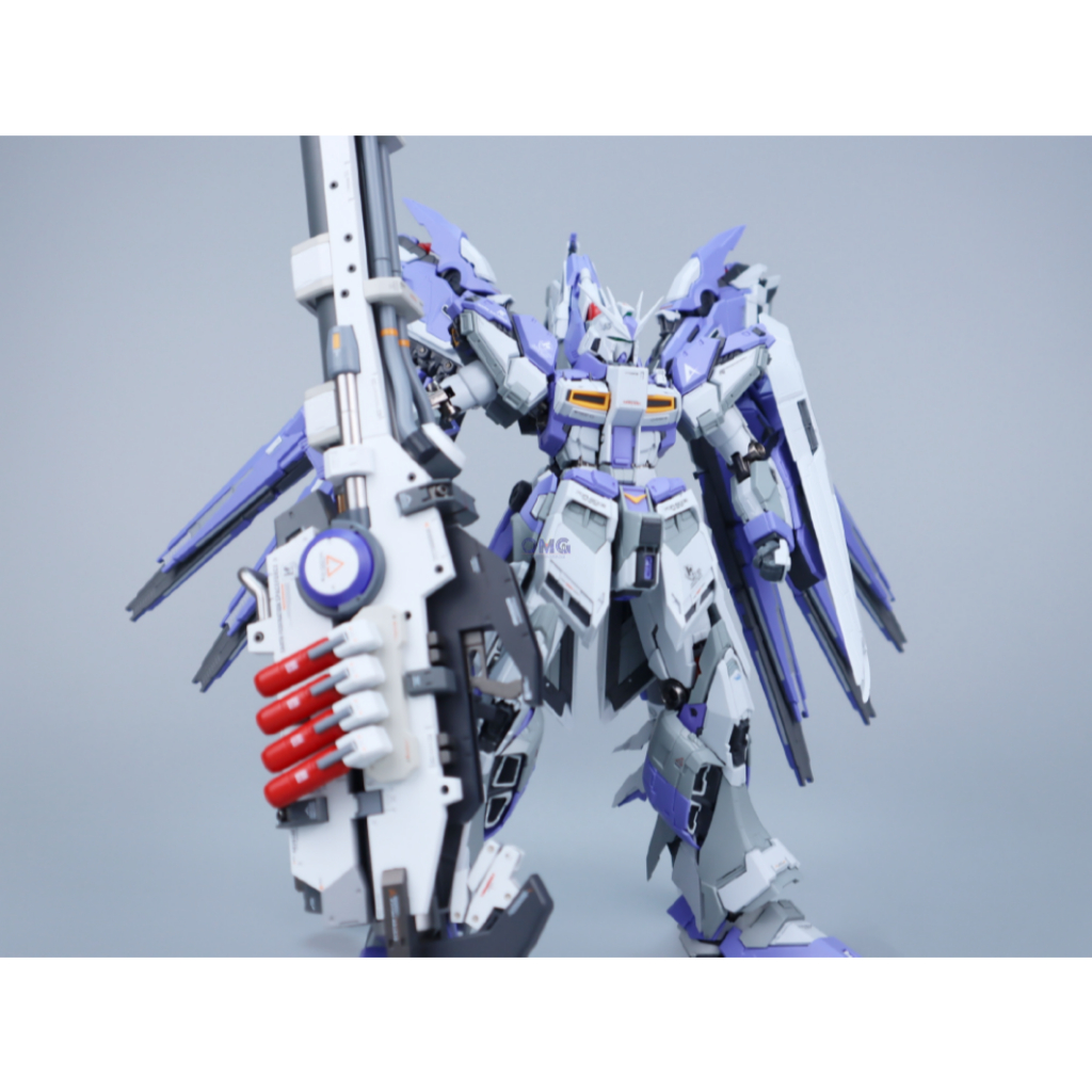[V-TIGER] Metal Inner Frame MG 1/100 Hi-Nu Gundam with Hyper Mega Bazooka Launcher