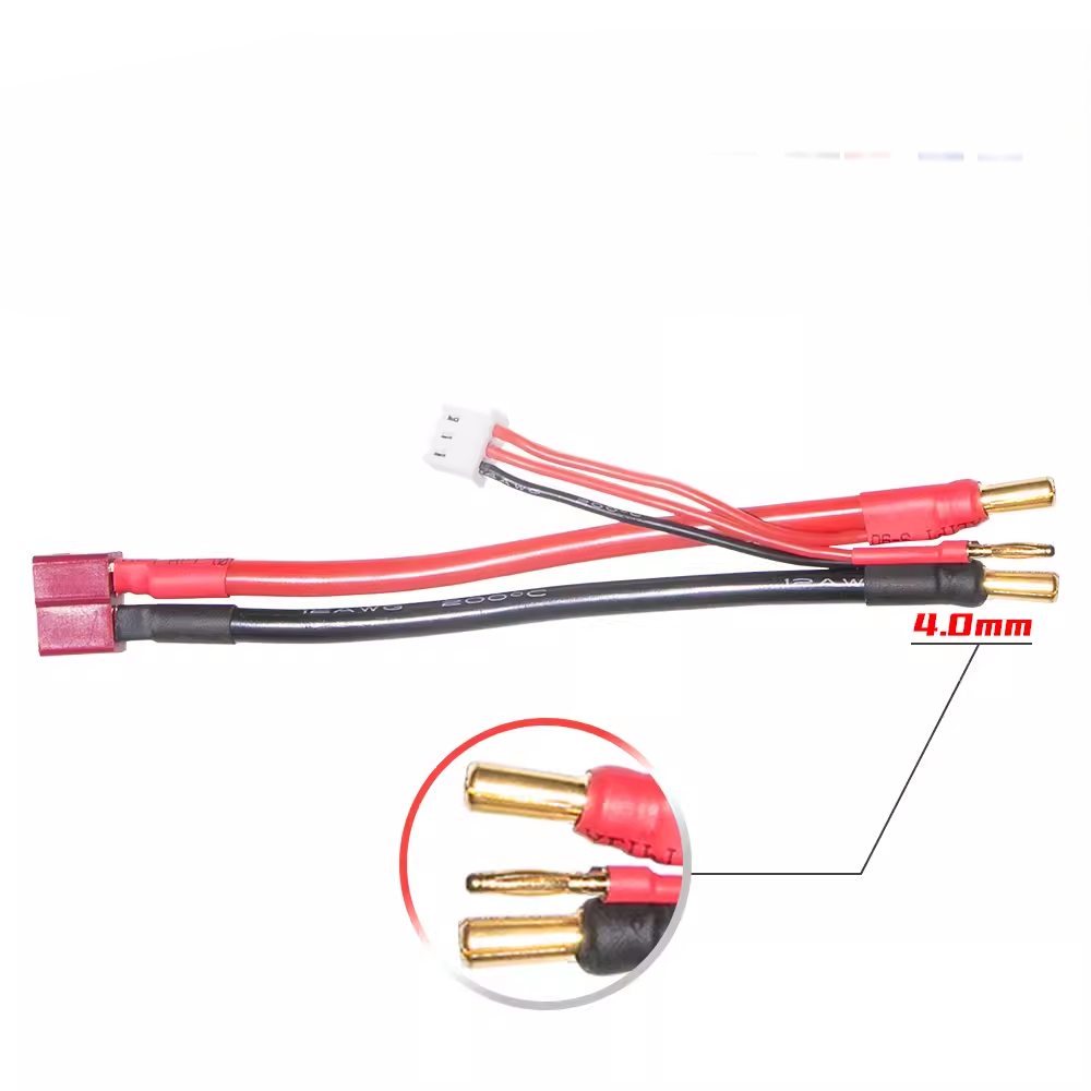 สายภายนอก Gaoneng GNB สําหรับแบตเตอรี่เคสแข็ง 2s - 4 มม. ถึงดีน ( T-Plug )