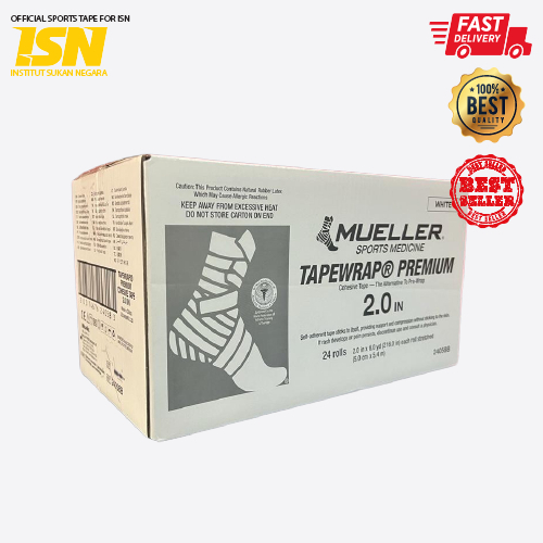 Mueller Tear-light Tape เทปน้ําหนักเบา กล่อง 24 ม้วน - (ขนาด:2 ใน * 7.5 yd)