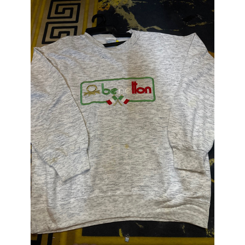 เสื้อสเวตเตอร์ benetton tag united color of benetton vintage 90an