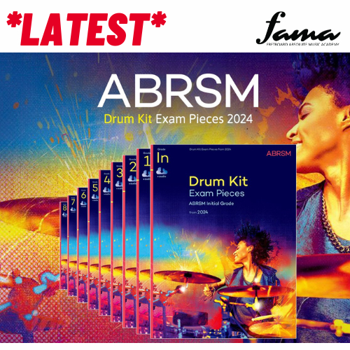 [FAMA]*LATEST* ABRSM Drum Kit Exam Pieces ตั้งแต่ปี 2024 หนังสือเพลงเกรด 1~8