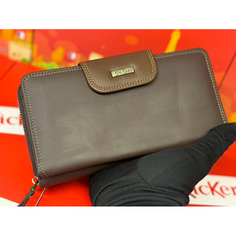 Kickers Leather Zip Long Purse % ( 50246 )