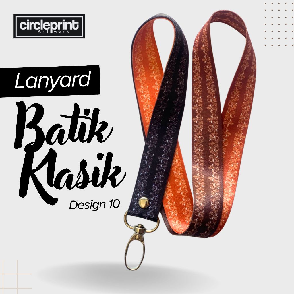 LANYARD BATIK KLASIK DESIGN 10