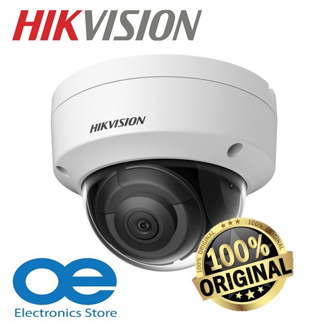 HIKVISION DS-2CD2123G2-I เครือข่าย 2MP 1080P คงที่ 4 มม. เลนส์ H.265 + True WDR IR AcuSense โดมเครือ