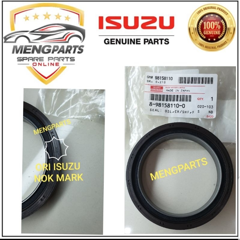 ISUZU NLR PRO & D MAX 3.0 4JJ3 TIMING ซีลน้ํามัน * XZ1262E * 8-98158-110-0