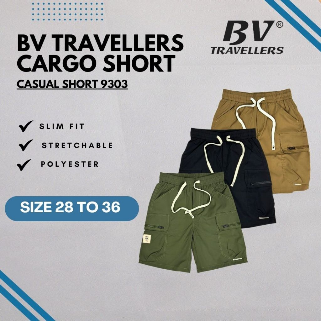 BV Traveller 6 Pocket Cargo Casual Short Pants 9303